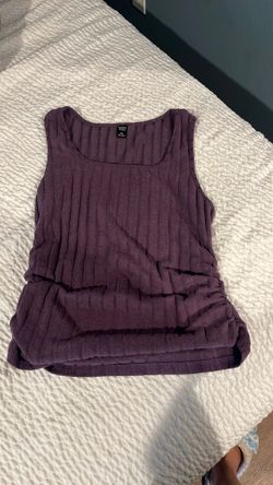 Purple Crimp Top
