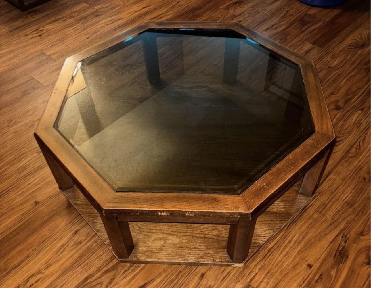 Vintage Glass Coffee Table