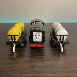 Thomas & Friends Tomy Trackmaster Diesel With Tankers Train 1996 Tomy