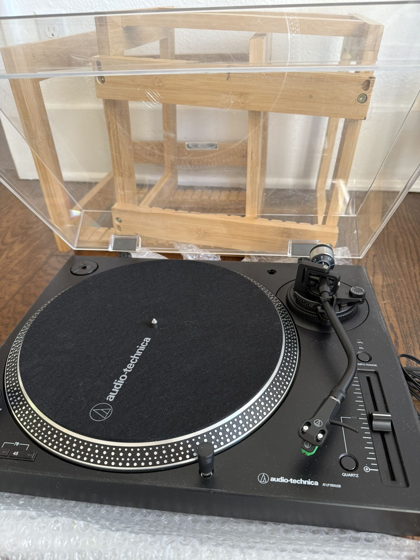 Audio-Technica AT-LP120XUSB Direct-Drive Professional Record Player (USB & Analog) Black