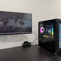 RTX 3070 Gaming / Creator PC – i9, 32GB RAM, 2TB NVMe, Liquid Cooling, RGB Corsair Case