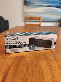 NEW IN BOX Nizoni Rechargeable USB Wireless Speaker (SE San Diego)