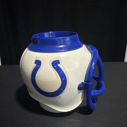 Vintage Indianapolis Colts Helmet Team NFL Plastic Mug & KOOZIE SUPER COOL