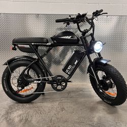 NEW ✅2000W/3000W/52V Dual Motor, 46ah(Total) Twin Dual Battery, Electric E Bike, 38mph, 5’4-6’5(Rider)