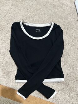 H&M  Black Long Sleeve Top