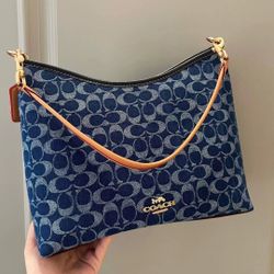 Coach Laurel Bag Denim 31 Length