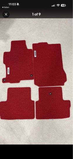 2013-2017 Honda accord coupe HFP red mats
