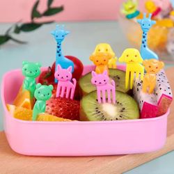 Mini Animals Plastic Food Picks
