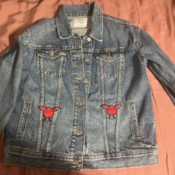 Old Navy Boyfriend Jean Jacket Xs