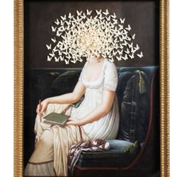 Painting - "Lady Elise" by Scott Design Studio.  55" x 44" 