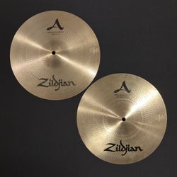 Zildjian 13” A Series New Beat Hi-Hat Cymbals (Pair) 801g/1087g
