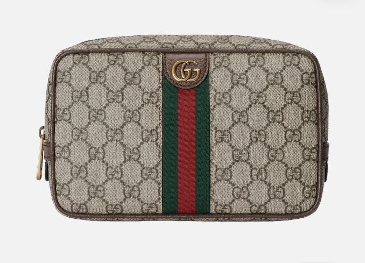 GUCCI Savoy Beige And Ebony GG Canvas