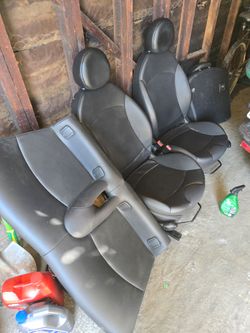 R56 mini Cooper seats (black)