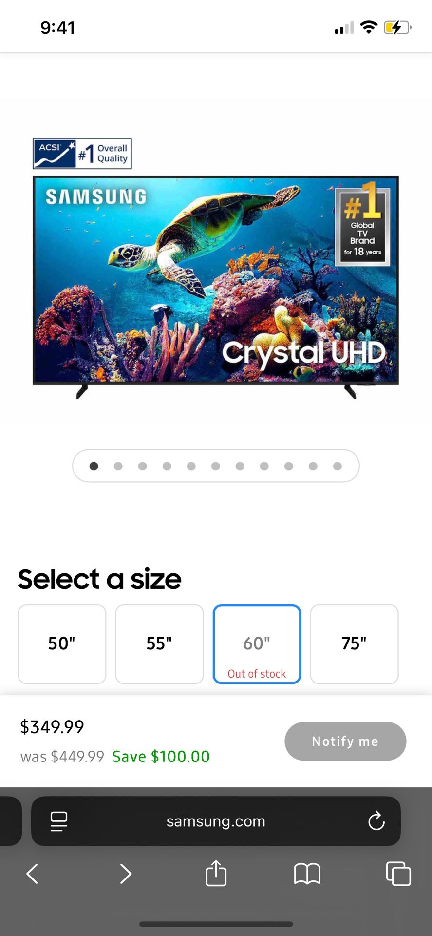 Samsung 60”
