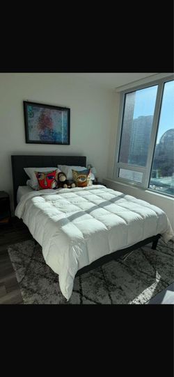 Bed + mattress + 2 nightstand
