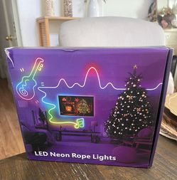 32.8ft LED Neon Rope Lights RGB Color Changing App & Remote Control Kit