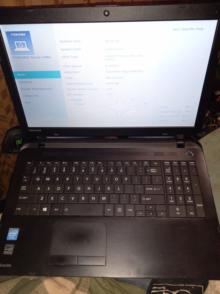 Toshiba Satilite Laptop