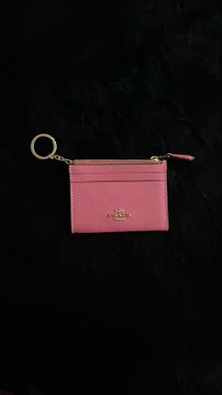 Pink Coach Card Case
