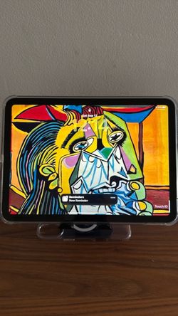 Apple iPad with Clear Case