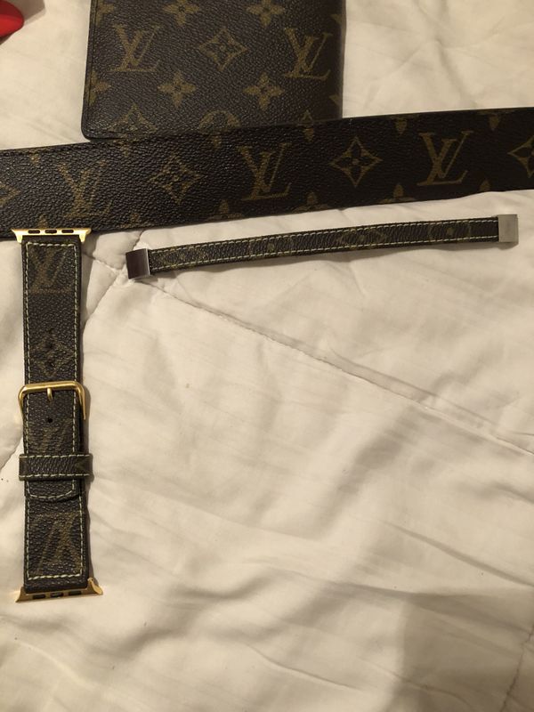 Louis Vuitton Custom Apple Watch band and bracelet for Sale in San Antonio, TX - OfferUp