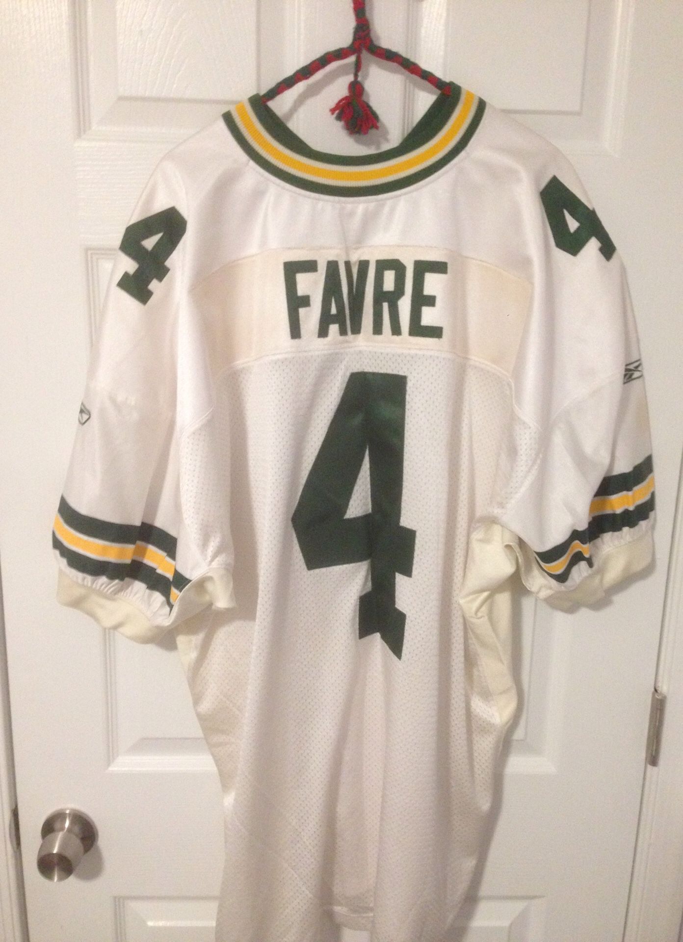 Reebok Brett Favre Green Bay Packers size 56
