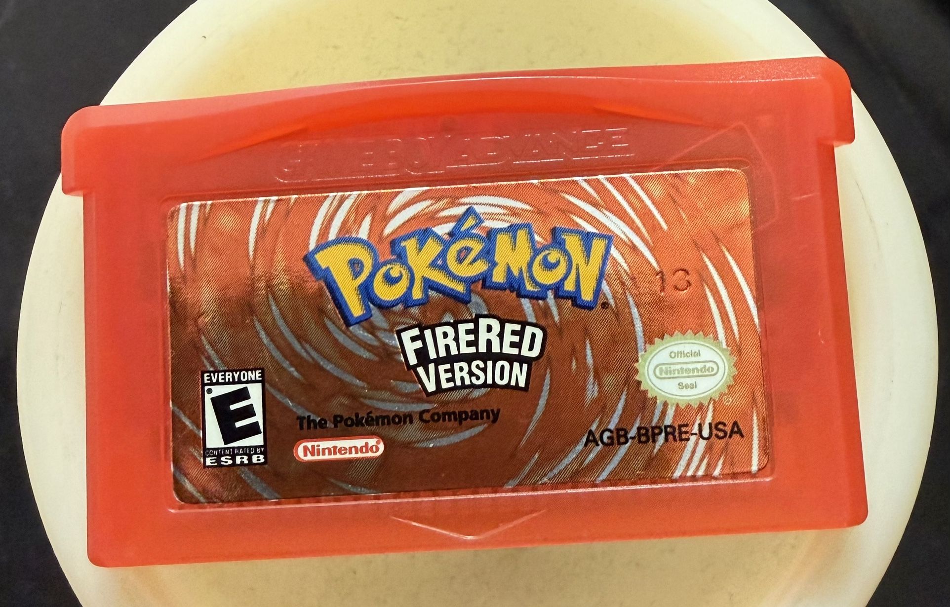 Nintendo Gameboy Advance Pokémon Firered Authentic