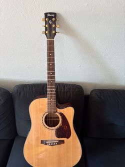 Ibanez acoustic electric guitar