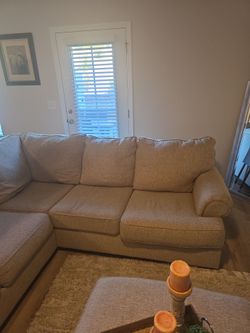Beige Oversized Ashley Sectional