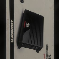 Thunder 1000.1 Class D Amplifier