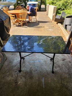 Granite entry table