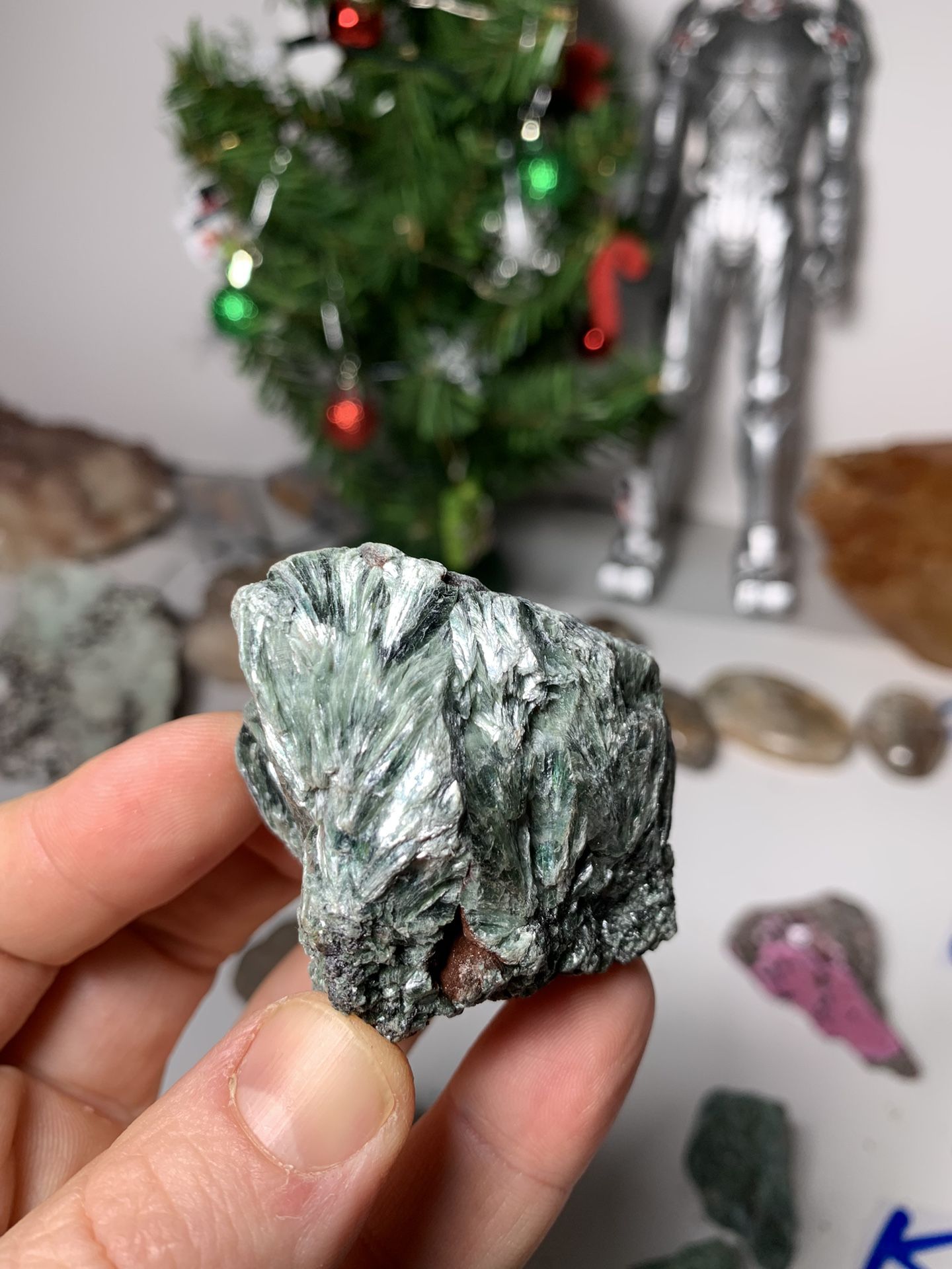 Extremely Rare Seraphinite-Chlinochlore Specimen
