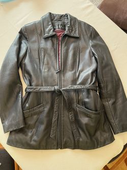 Woman’s Leather Coat