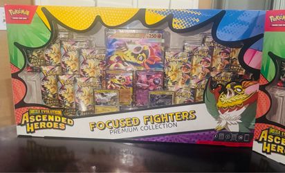 Pokémon Mega Evolution Ascended Heroes Focused Fighters Premium Collection