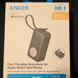 Anker MagGo Power Bank for Apple Watch,10,000mAh 