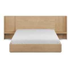 New! Article Leif Nightstand Extension Set! White Oak *delivery*