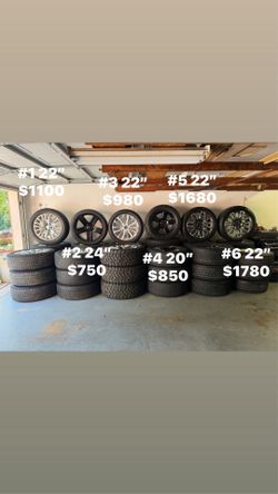 Wheels for sale (only have 6 lug Chevy GMC Cadillac ram)