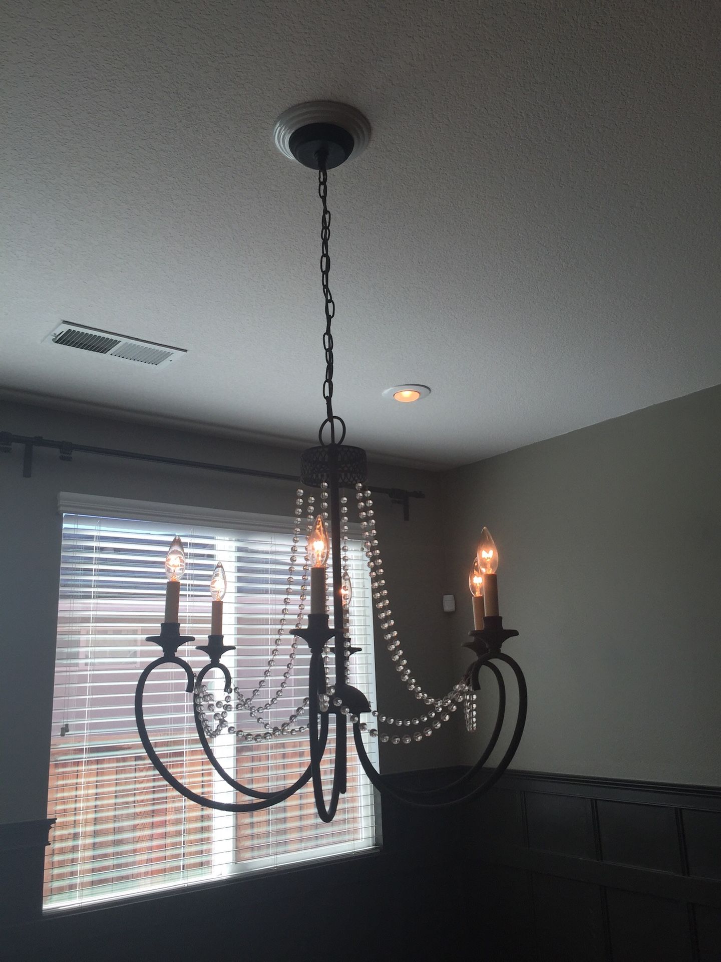 Black chandelier