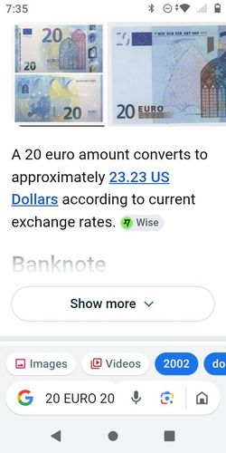 20 euros