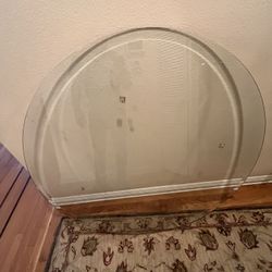 48 Inch Diameter Round Beveled Glass Top