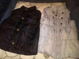 18 MO., BRAND NAME VESTS. GIRLS ,, NICE AND WARM
