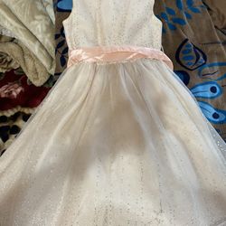 Girls Peach Dress