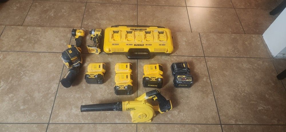 Dewalt Tools And Batteries (Individual Or Sold As Set)