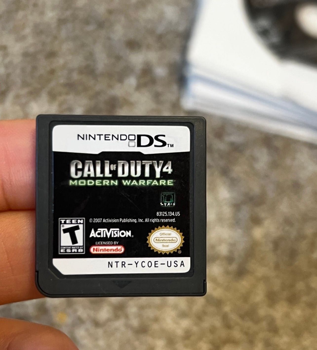Call Of Duty Modern Warfare For Nintendo Ds