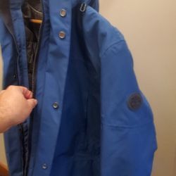 TIMBERLAND JACKET  2 PIeces Waterproof,  Color BLUE size M
