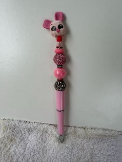 Character beaded pen
