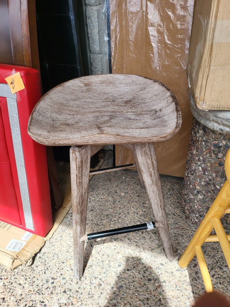 Heavy duty saddle shape bar stool going out of business sale everything 50% off now $40