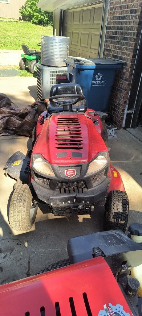 Craftsman Lawn Mower . Used To Run . The Key Switch Went Bad . Bought New Part But Ended Up Being Wrong Part . Don't Want To Deal With It . Needs TLC 