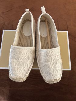 Michael Kors MK Logo Espadrille Flats
