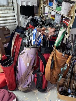 HUGE VARIETY of NEW, USED, VINTAGE GOLF CLUBS- DRIVERS/IRONS/PUTTERS/GOLF BAGS- Left Hand/Right Hand 