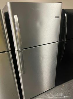 Frigidaire Top Freezer Refrigerator Stainless Steel